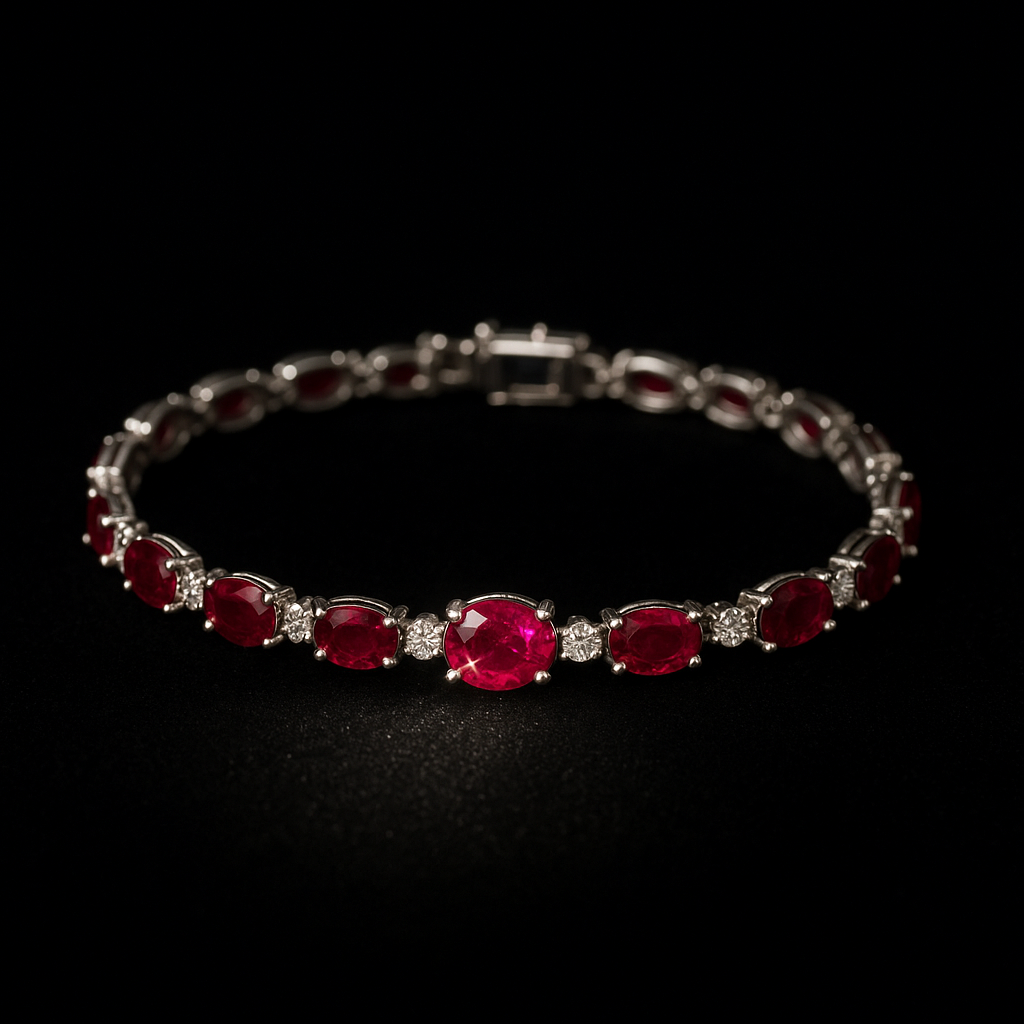 Ruby Diamond Necklace