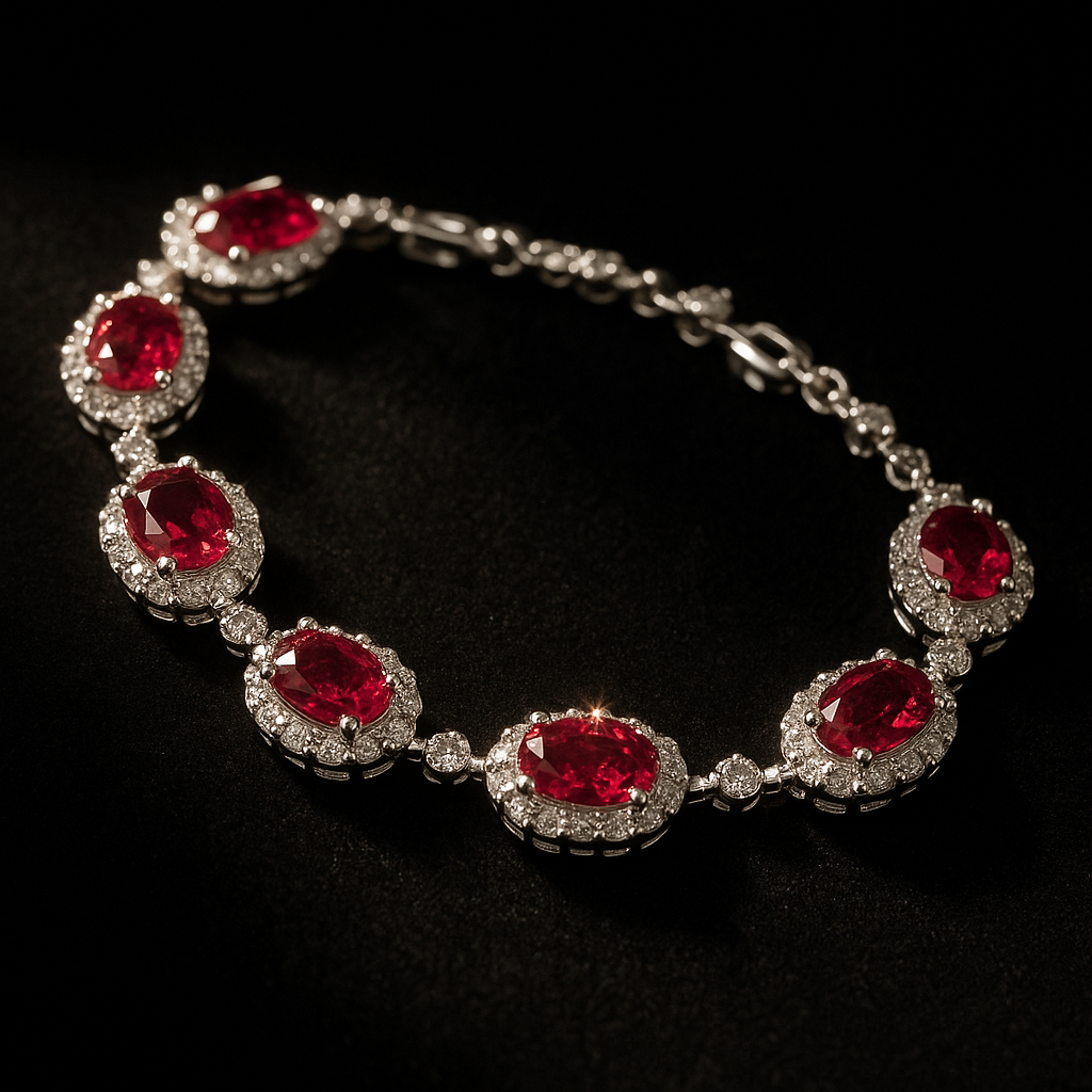 Ruby Diamond Necklace